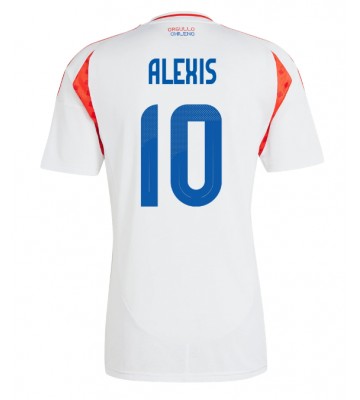 Chile Alexis Sanchez #10 Bortatröja Copa America 2024 Kortärmad